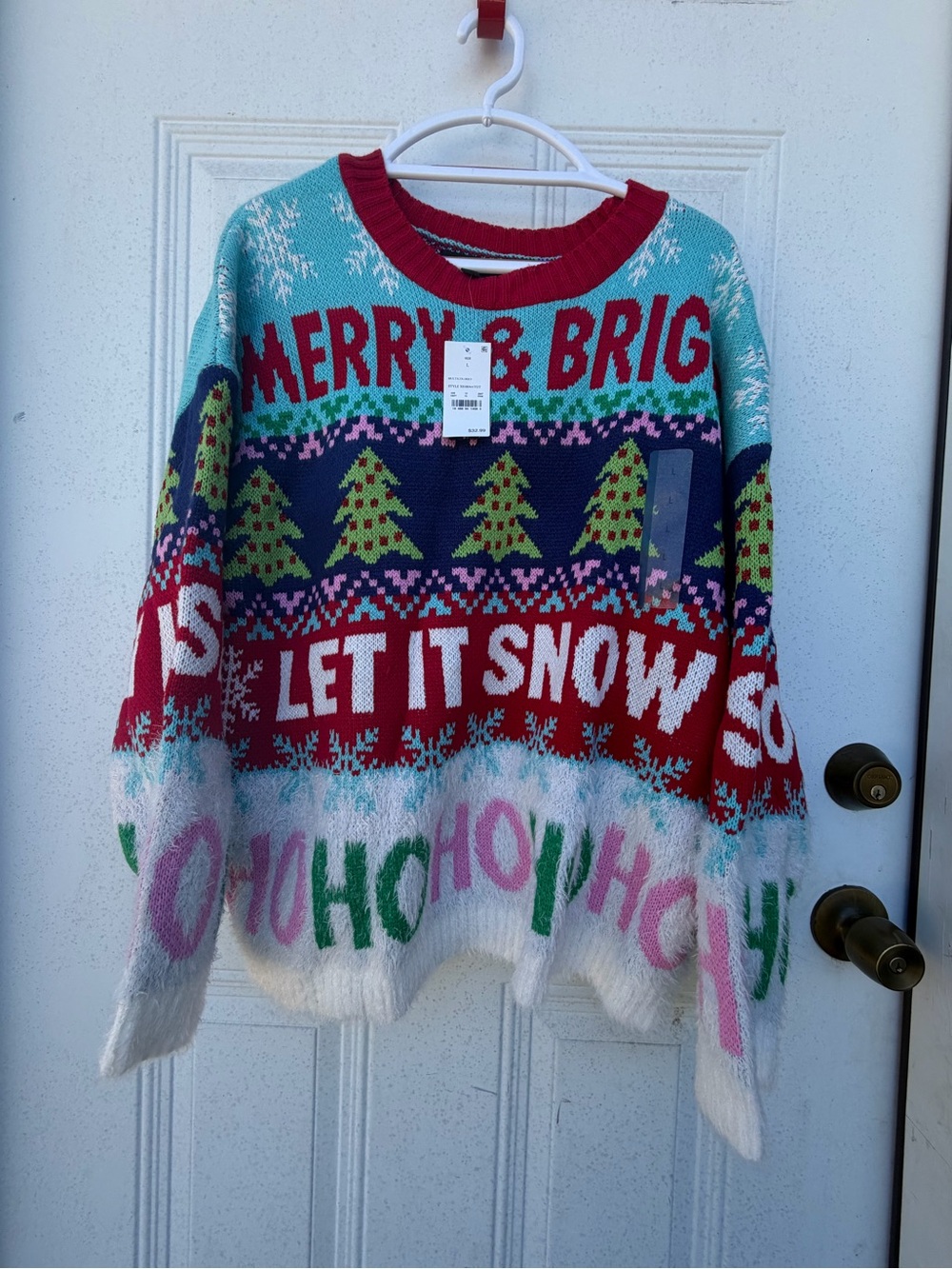 32 Degrees 'Merry & Bright' Multi-Color Holiday Knit Sweater
